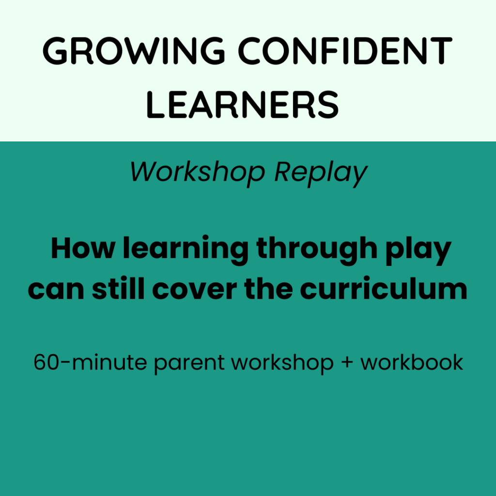 Growing Confident Learners - Workshop Replay